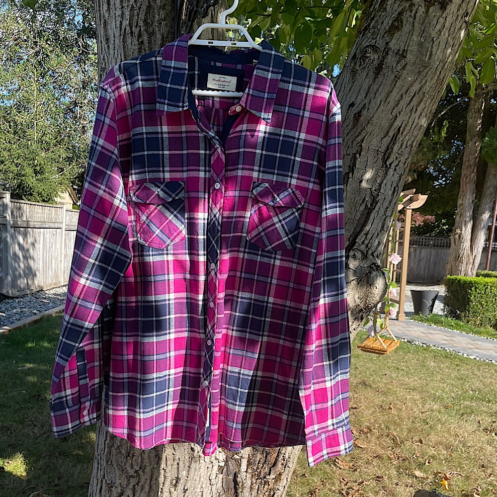 “Original Waterproof” Vintage Plaid Shirt.